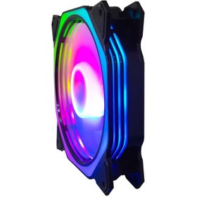 تصویر فن کیس گیمینگ 12 سانتیمتر کولکیپر مدل RGB 