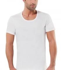 تصویر زیرپوش آستین دار مردانه سفید یلدیز 