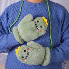 تصویر دستکش پشمی عروسکی 