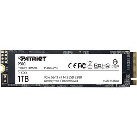 تصویر اس اس دی پاتریوت PATRIOT SSD P300 M.2 2280 NVMe PCIe 1TB ا Patriot P300 M.2 2280 Nvme PcIe 1TB SSD Patriot P300 M.2 2280 Nvme PcIe 1TB SSD