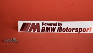 تصویر نوشته شیشه BMW Motor Sport 