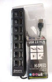 تصویر هاب USB ۸ پورت 