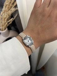 تصویر ساعت مچی بند چرمی - مشکی 