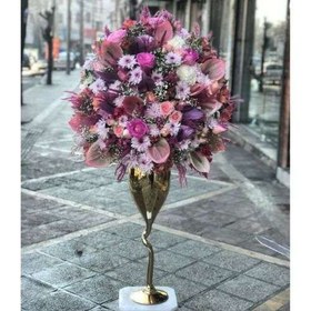 تصویر جام گل تبریک پدر 9195 