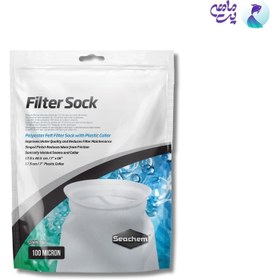 تصویر کیسه فیلتر آکواریوم سیچم Filter Sock 100mic (17.5x40.5 سانتی متر) 