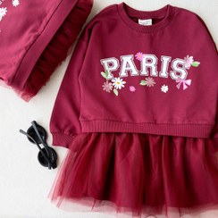 تصویر پیراهن زرشکی دیفکتو 