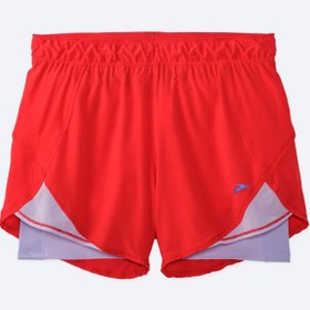 تصویر شورت ورزشی زنانه بروکس مدل Brooks Women's Chaser5" 2-in-1 Short 