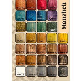 تصویر پاتختی چوبی لارا 