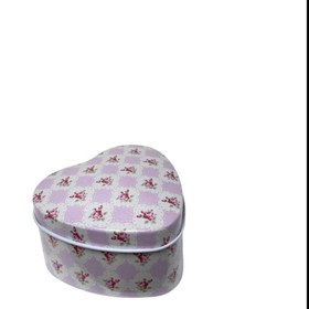 تصویر قوطی فلزی قلب کوچک 