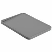 تصویر تخته گوشت لیمون مدل دو طرفه شیب دار کد HS2465 - خاکستری 