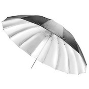 تصویر چتر داخل نقره‌ای 190cm سانتیمتر (پارابولیک) 