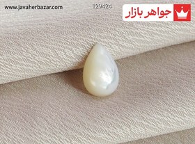 تصویر نگین صدف اشکی ظریف کد 129424 