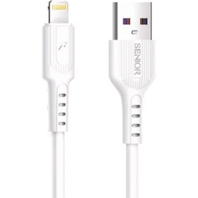 تصویر کابل شارژر لایتنینگ کی اف سنیور مدل KF Senior S20-ip Lightning Cable کابل تبدیل لایتنینگ USB