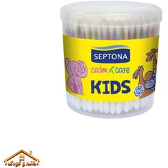 تصویر گوش پاک کن 200عددی کودک سپتونا septona 