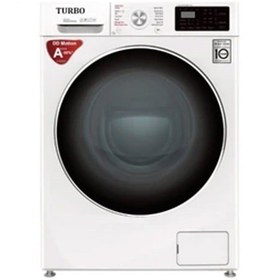 تصویر ماشین لباسشویی 8 کیلویی توربو FH4UTD turbo FH4UTD 8 kg model washing machine 1400 rounds