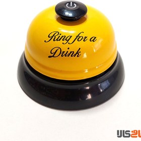 تصویر زنگ هتلی زرد Ring For A Drink 