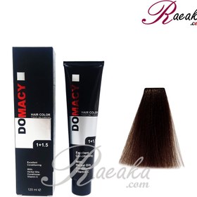 تصویر رنگ مو سری دودی حاوی روغن های گیاهی 120میل ا Domacy Hair Color Cendre 120ml Domacy Hair Color Cendre 120ml