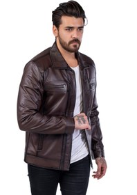 تصویر کاپشن راسته مردانه | BATU DERİ TYC00101328498 