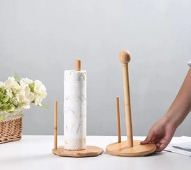 تصویر جا دستمالی رولی بامبو 