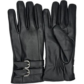 تصویر دستکش چرم زنانه کد R03 