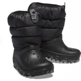 تصویر کلاسیک Neo Puff Boot T مشکی Blids Bot کراکس Crocs 