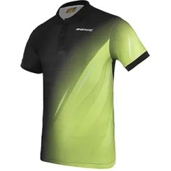 تصویر پیراهن پینگ پنگ دونیک FLAME | مشکی/سبز 