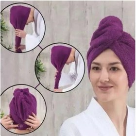 تصویر حوله خوشک کن سر 