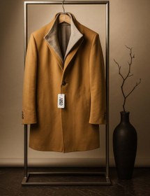 تصویر پالتو 140301 عسلی 