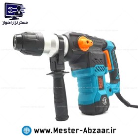 تصویر تخریب 7 کیلو سه کاره 1500 وات باس اصلی جدید بتن کن دریل مدل 1500w BOSS ROTARY HAMMER 