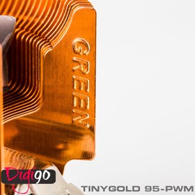 تصویر سیستم خنک کننده بادی گرین مدل Tiny Gold 95 PWM ا Green Tiny Gold 95 PWM Air Cooling System Green Tiny Gold 95 PWM Air Cooling System