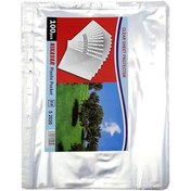 تصویر کاور کاغذ A2 پلاستیکی بسته 100 عددی نیک آور با ضخامت 13 میکرون A2 Paper Cover Transparent