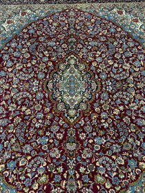 تصویر فرش دستباف 12متری تمام پشم آنتیک کرمان تمام پشم رنگ طبیعی کد0300017 Handmade 12m full wool antique carpet,Kermanian desgin,Organic color,code0300017