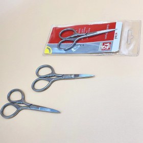 تصویر قیچی ابرو مدل اره ای اصلی گلدن دریم GOLDEN DREAM - 6 GOLDEN DREAM saw blade eyebrow scissors