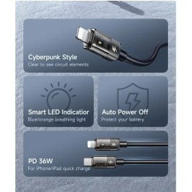 تصویر کابل تبدیل USB-C به لایتنینگ مک دودو مدل CA-3160 طول ۱.۲ متر 