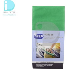 تصویر دستمال مایکروفایبر مخصوص شیشه آدیس مدل Addis Microfiber Cloth +Glass 