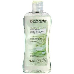 تصویر تونر صورت باباریا babaria مدل تسکین دهنده مناسب انواع پوست حجم 200 میل BABARIA SOOTHING FACIAL TONER 200 ML