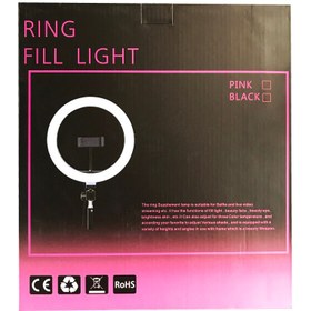تصویر رینگ لایت مدل RFL به همراه پایه ا RFL model ring light with base RFL model ring light with base