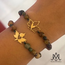 تصویر دستبند برگ پاییزی 