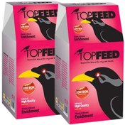 تصویر غذای خشک مرغ مینا برند تاپ فید مدل بدون حشره وزن 1 کیلوگرم مجموعه 2 عددی 