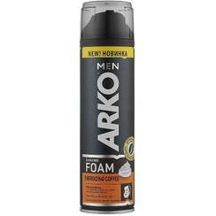 تصویر فوم اصلاح آرکو من ARKO Men مدل ENERGIZING COFFEE حجم 200 میلی لیتر 