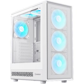 تصویر کیس کامپیوتر گیم مکس مدل Storm 2 White GameMax Storm 2 White Mid Tower Case