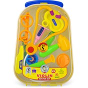 تصویر ست پزشکی ویالون چمدانی 