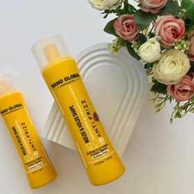 تصویر شامپو اکتیویتور نانو گلوبال مناسب موهای فر و مجعد حجم ۱۰۰۰ میل بدون سولفات 