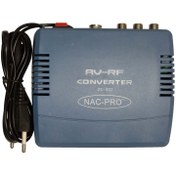 تصویر آر اف مبدل پورت AV به RF مدل ZD-002 RF AV port converter to RF model ZD-002