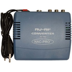 تصویر مبدل پورت AV به RF مدل ZD-002 RF AV port converter to RF model ZD-002