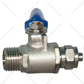 تصویر شیر ورودی دستگاه تصفیه آب 1/4 به 1/4 Water Purifier Inlet Ball Valve