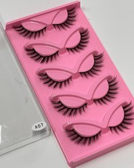 تصویر مژه فوکس 5 جفتی کد FOX A07 