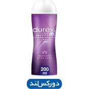 تصویر لوبریکانت دورکس دوکاره ماساژ و روان کننده بر پایه آب با عصاره گیاه آلوورا 200 میل DUREX aloe Vera 