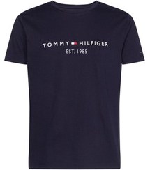 تصویر تی شرت آبی مردانه تیشرت سرمه ای Mw0mw11465403 Tommy Hilfiger 