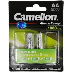 تصویر باتری قلمی قابل شارژ کملیون مدل AlwaysReady-1000 بسته دو عددی 